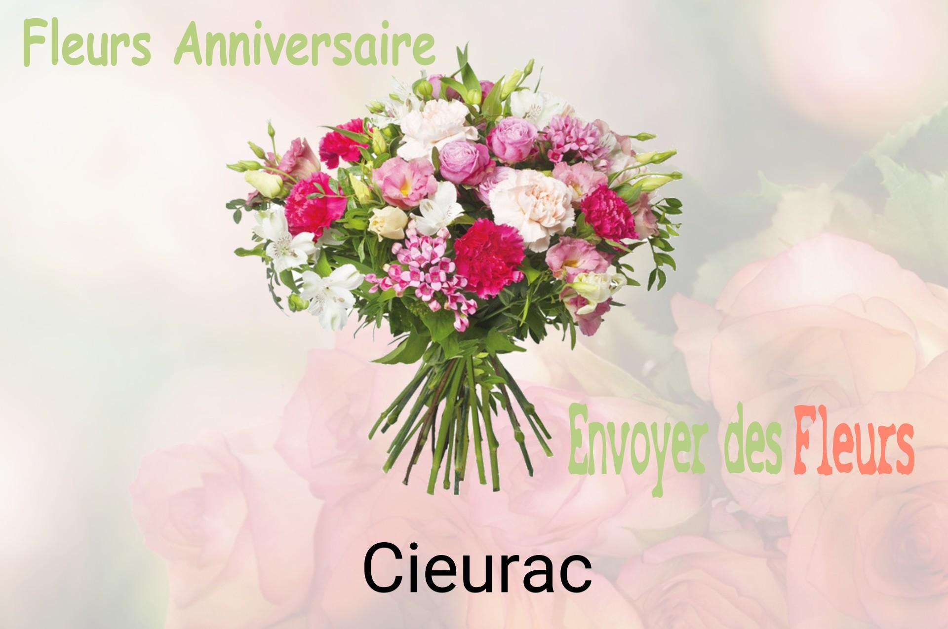 Bouquet de fleurs d’anniversaire livré à Cieurac