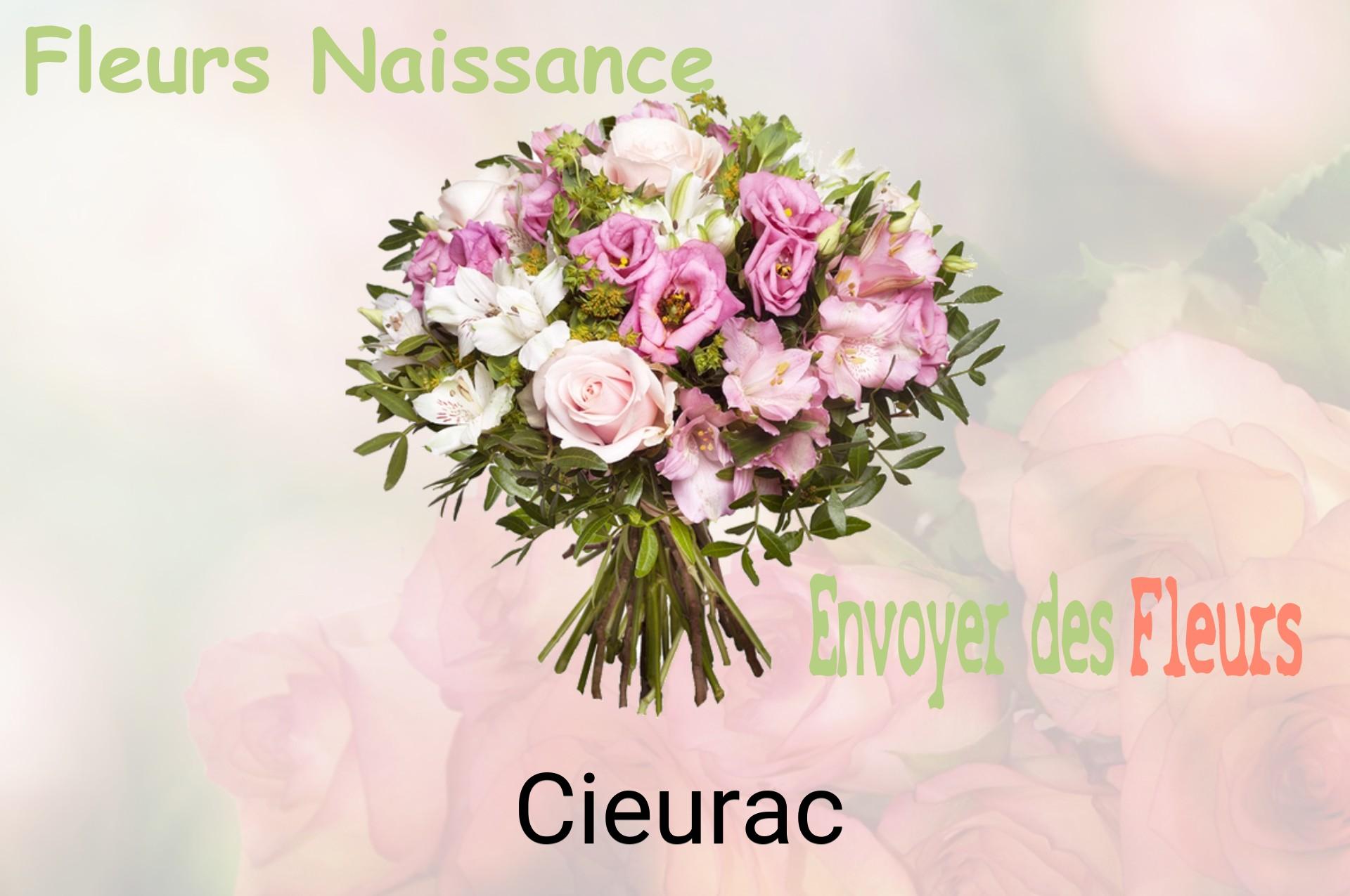 Bouquet de fleurs de naissance livré à Cieurac